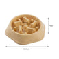 Slow Feeder Bone Design Pet Bowl